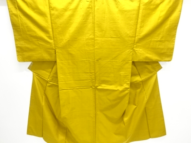 JAPANESE KIMONO / ANTIQUE MENS KIMONO / SILK / HAND WOVEN TSUMUGI / SMALL GRID